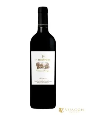 Rượu vang F. Thienpont Causse Rouge – Bordeaux, Pháp, 750ml