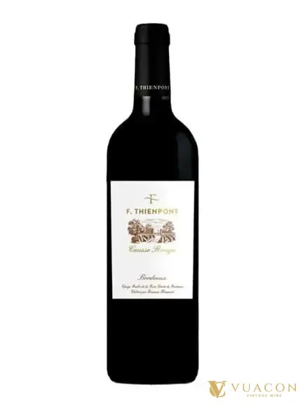 Rượu vang F. Thienpont Causse Rouge – Bordeaux, Pháp, 750ml