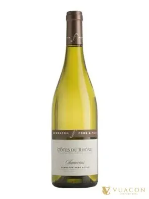 Rượu vang Ferraton Pere & Fils Cotes du Rhone Samorens Blanc – Côtes du Rhône, Pháp, 750ml