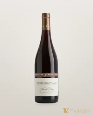 Rượu vang Ferraton Pere & Fils Cotes du Rhone Villages Plan de Dieu – chai chính hãng tại Vua Cồn