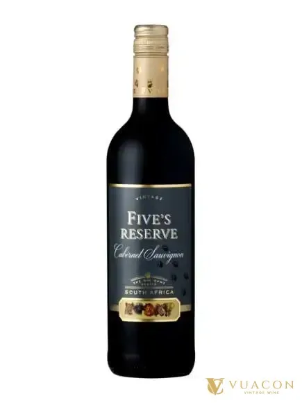 Rượu vang Five’s Reserve Cabernet Sauvignon – Nam Phi, 750ml