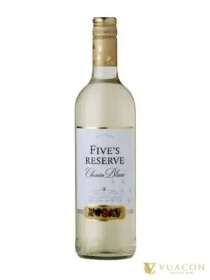 Rượu vang Five’s Reserve Chenin Blanc – Nam Phi, 750ml