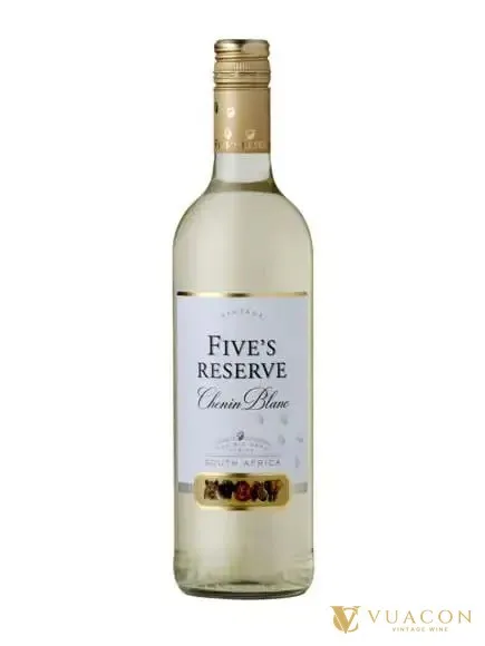 Rượu vang Five’s Reserve Chenin Blanc – Nam Phi, 750ml