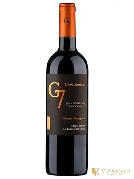 Rượu vang G7 Gran Reserva Cabernet Sauvignon – Chile, 750ml