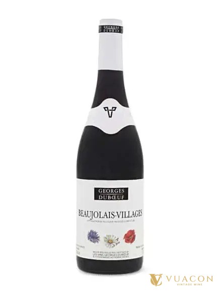 Rượu vang Georges Duboeuf Beaujolais-Villages, vang Gamay thay cho Beaujolais Nouveau