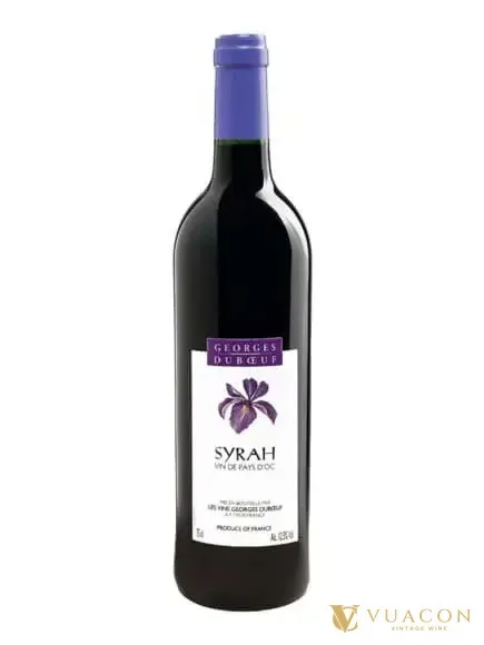 Rượu vang Georges Duboeuf Shiraz Pays d’Oc – Languedoc, Pháp, 750ml
