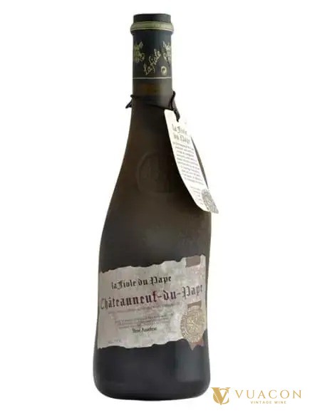 Chai rượu vang La Fiole du Pape dáng vẹo 1.5L để bày Tết