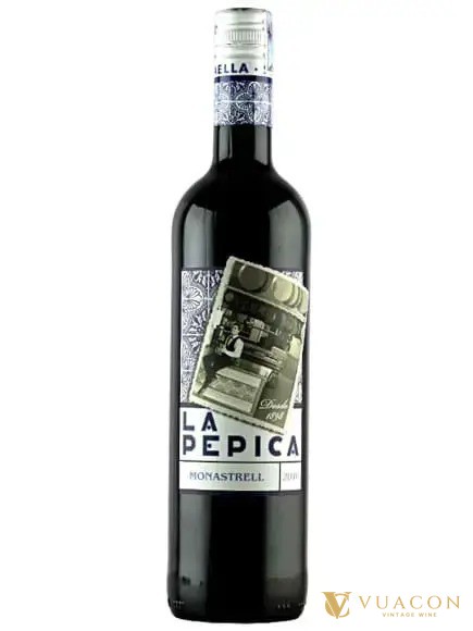 Giá rượu vang dưới 500.000đ: chai La Pepica Monastrell vùng Valencia