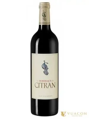 Rượu vang Le Bordeaux de Citran Rouge – Pháp, 750ml