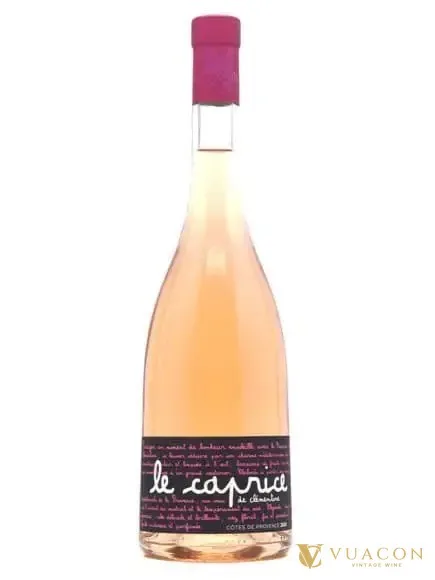 Rượu vang Le Caprice de Clementine Rose – Pháp, 750ml