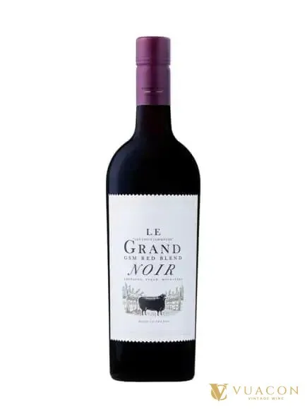 Rượu vang Le Grand Noir GSM – Languedoc, Pháp, 750ml