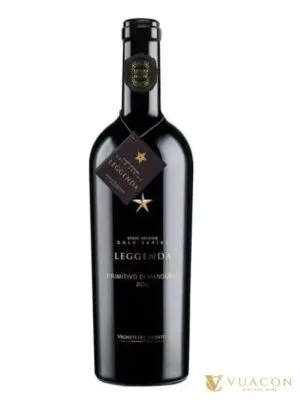 Rượu vang Leggenda Primitivo Limited – Puglia, Ý, 750ml