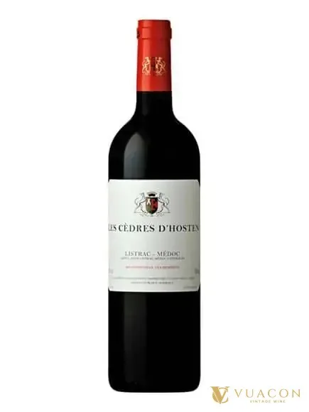 Rượu vang Les Cedres d’hosten – Bordeaux, Pháp, 750ml