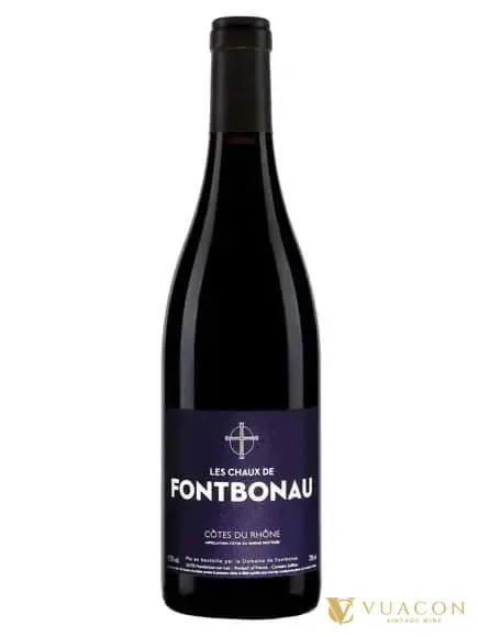 Rượu vang Les Chaux de Fontbonau – Rhône Valley, Pháp, 750ml