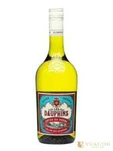 Rượu vang Les Dauphins Cotes Du Rhone Blanc – Côtes du Rhône, Pháp, 750ml