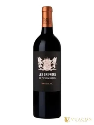 Rượu vang Les Griffons de Pichon Baron – Bordeaux, Pháp, 750ml