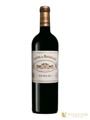 Rượu vang Les Lions de Batailley – Bordeaux, Pháp, 750ml