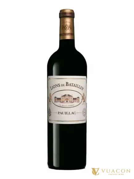 Rượu vang Les Lions de Batailley – Bordeaux, Pháp, 750ml
