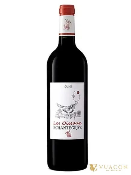 Rượu vang Les Oiseaux de Chategrive Graves – Bordeaux, Pháp, 750ml