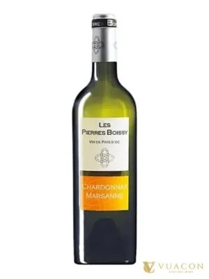 Rượu vang Les Pierres Boissy Chardonnay Marsanne – Pháp, 750ml