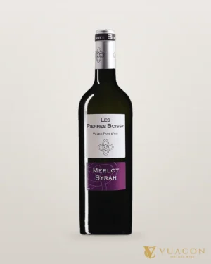 Rượu vang Les Pierres Boissy Syrah Merlot – chai chính hãng tại Vua Cồn