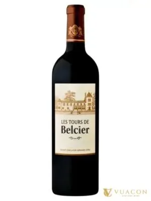Rượu vang Les Tours de Belcier – Bordeaux, Pháp, 750ml