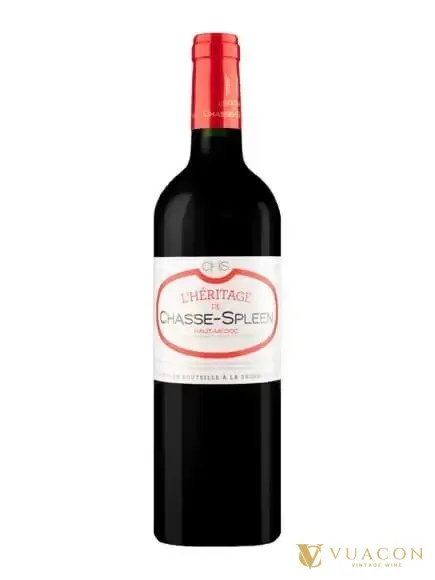 Rượu vang L’Heritage de Chasse Spleen – Bordeaux, Pháp, 750ml