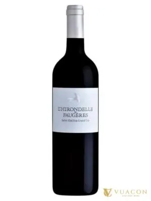 Rượu vang L’Hirondelle de Faugeres – Bordeaux, Pháp, 750ml
