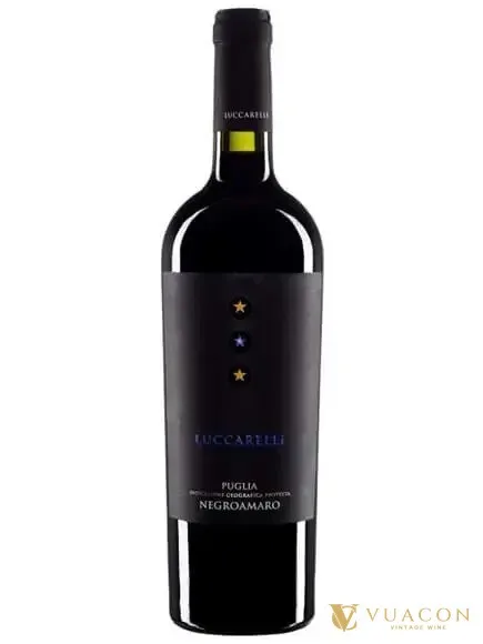Rượu vang Luccarelli Negroamaro – Puglia, Ý, 750ml