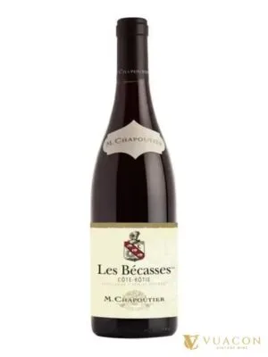 Rượu vang M.Chapoutier Cote Rotie Les Becasses – Côte-Rôtie, Pháp, 750ml