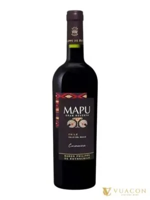 Rượu vang Mapu Gran Reserva Carmenere – Chile, 750ml