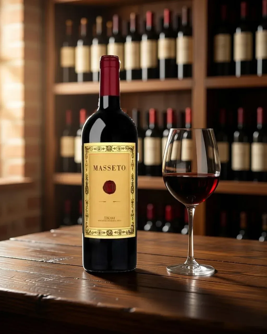 Rượu vang Masseto – Bolgheri, Ý, 750ml (ảnh bối cảnh)