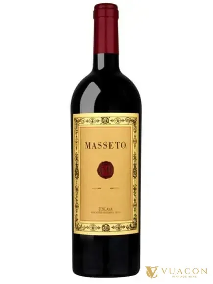 Rượu vang Masseto – Bolgheri, Ý, 750ml – chai và nhãn
