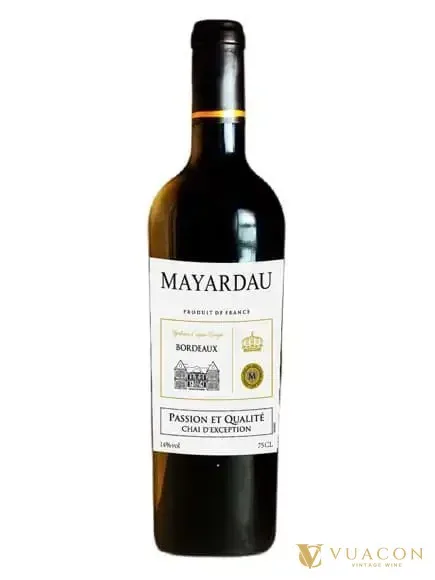 Rượu vang Mayardau – Bordeaux, Pháp, 750ml