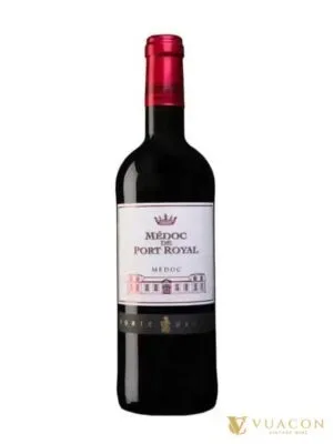 Rượu vang Medoc de Port Royal – Bordeaux, Pháp, 750ml