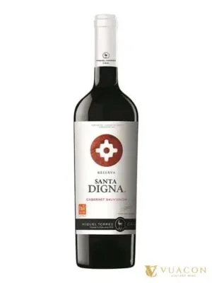 Rượu vang Miguel Torres Santa Digna Reserva Cabernet Sauvignon – Chile, 750ml