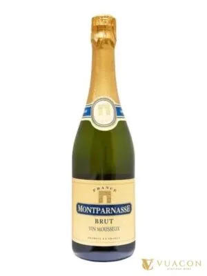 Rượu vang Montparnasse Vin Mousseux Brut Sparkling – sparkling Brut, Pháp, 750ml
