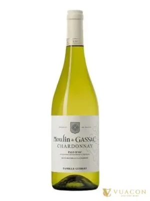 Rượu vang Moulin de Gassac Chardonnay IGP – Languedoc, Pháp, 750ml