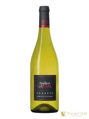 Rượu vang Moulin de Gassac Classic White IGP – Languedoc, Pháp, 750ml