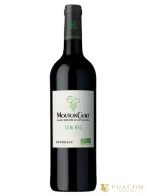Rượu vang Mouton Cadet Bordeaux Organic – Pháp, 750ml