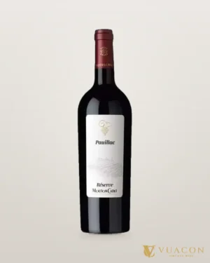 Rượu vang Mouton Cadet Reserve Pauillac – chai chính hãng tại Vua Cồn