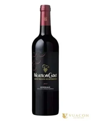 Rượu vang Mouton Cadet Rouge – Bordeaux – Pháp, 750ml
