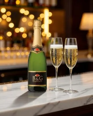 Rượu vang nổ B&G Sparkling Blanc de Blancs – vang nổ / Sparkling, Pháp, 750ml (ảnh bối cảnh)