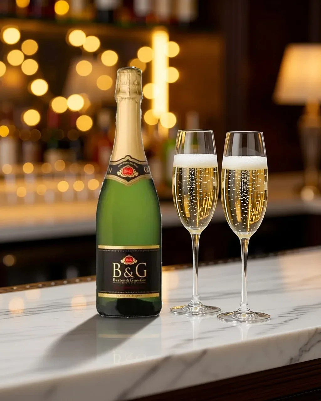 Rượu vang nổ B&G Sparkling Blanc de Blancs – vang nổ / Sparkling, Pháp, 750ml (ảnh bối cảnh)