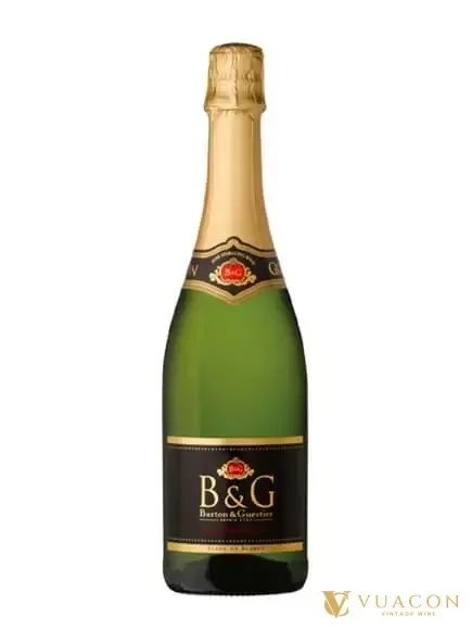 Rượu vang nổ B&G Sparkling Blanc de Blancs – vang nổ / Sparkling, Pháp, 750ml – chai và nhãn