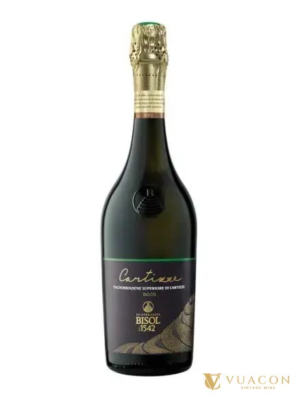 Chai Bisol Cartizze Dry, Prosecco Superiore DOCG vùng Valdobbiadene