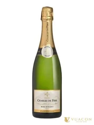 Rượu vang nổ Charles de Fere Reserve Blanc de Blancs Brut – sparkling Brut, Pháp, 750ml