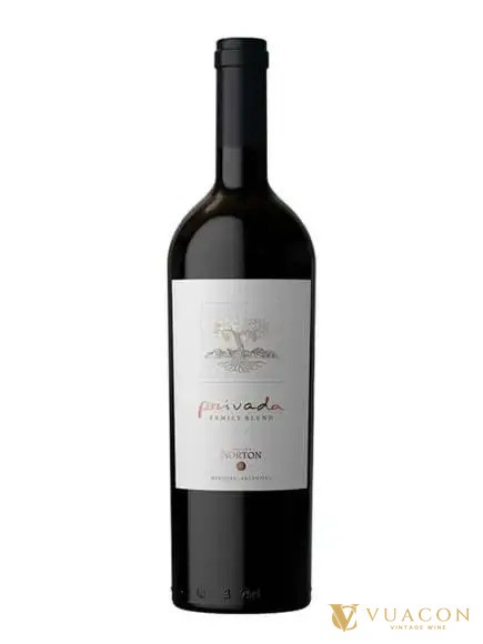 Rượu vang Norton Privada Family Blend, vang Norton phối Malbec, Cabernet Sauvignon và Merlot