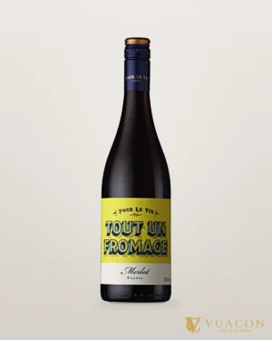 Rượu vang Pour Le Vin Tout un Fromage Merlot – chai chính hãng tại Vua Cồn