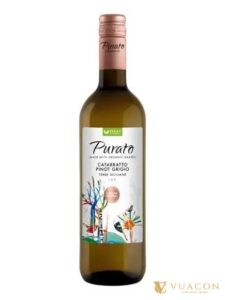 Rượu vang Purato Catarratto Pinot Grigio Organic IGT